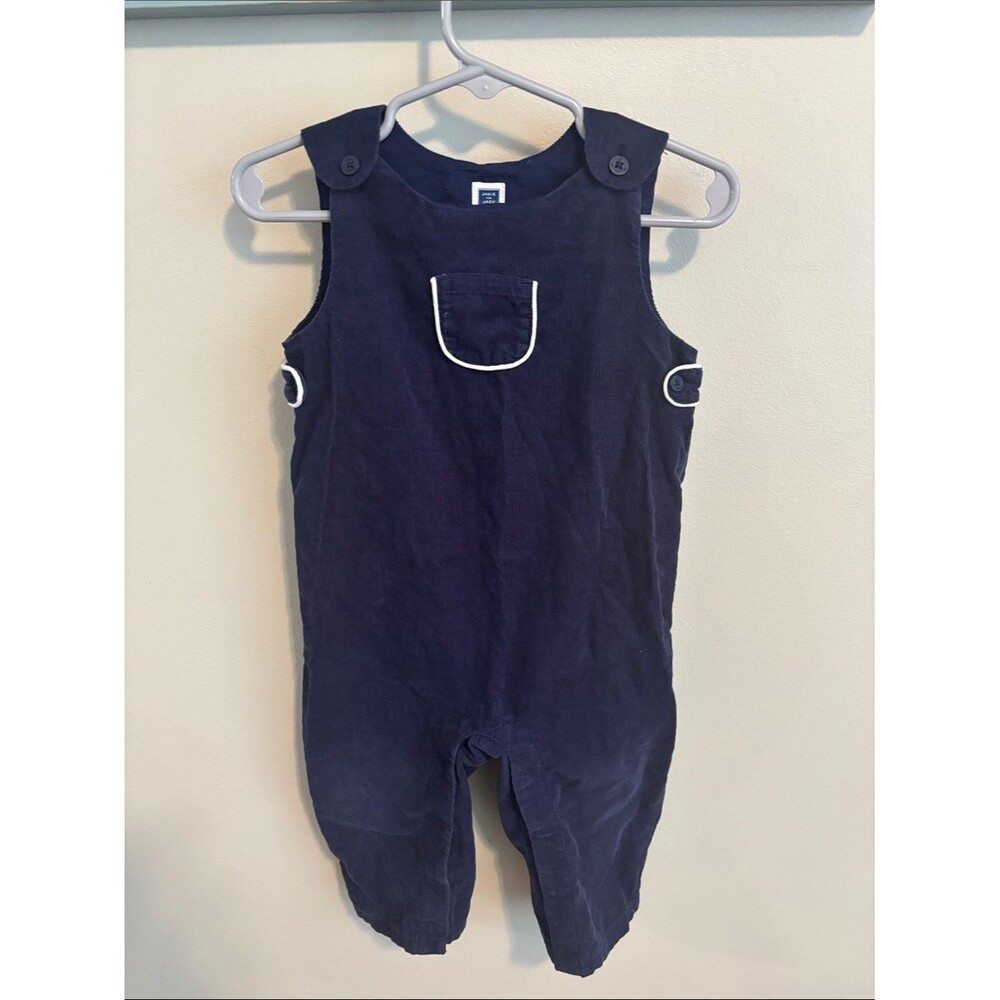 Janie and Jack size 12-18 months Navy Corduroy Overalls